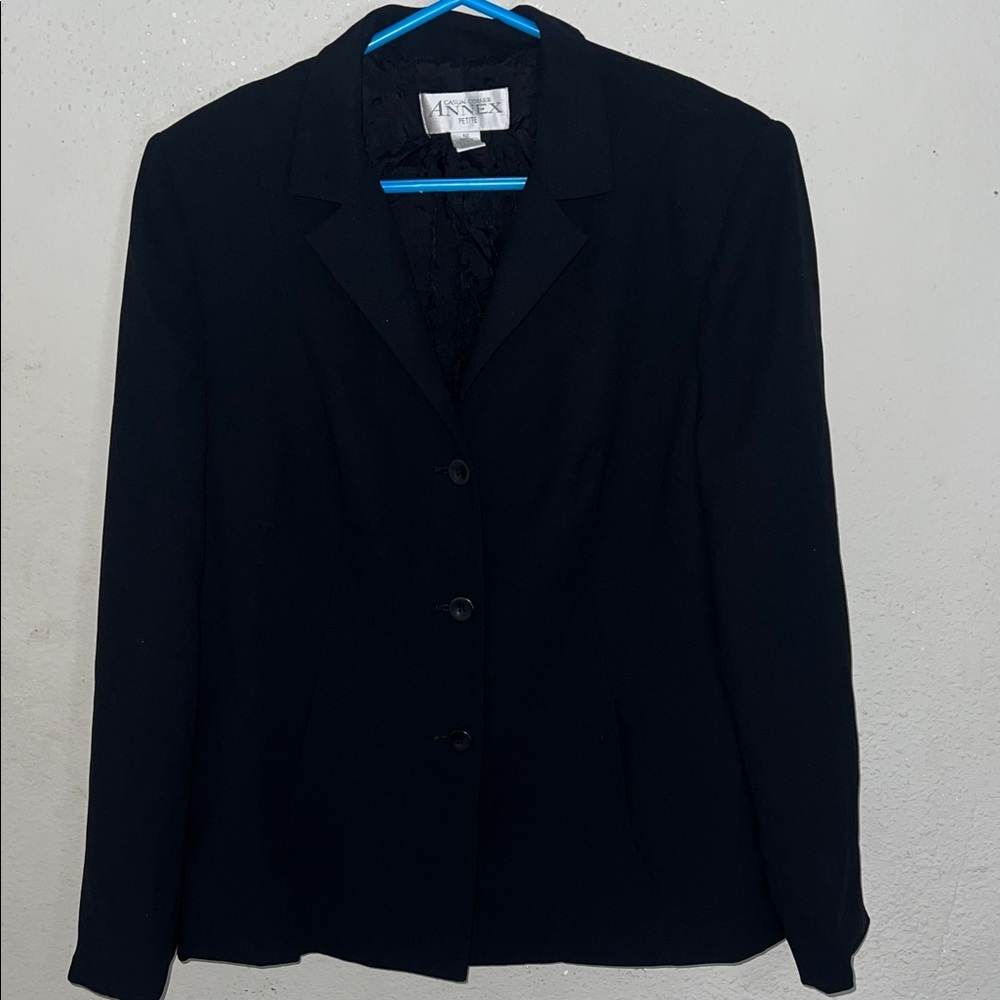 Anne Klein Women's Classic Black Suit Jacket